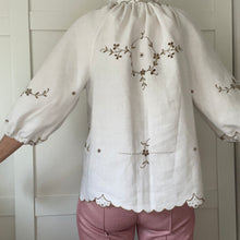 Load image into Gallery viewer, The Ruffle Rosa, Mocha Linen