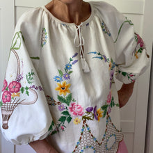 Load image into Gallery viewer, The Vintage Millie Linen Blouse