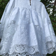 Load image into Gallery viewer, Mithra Folk Smock Blouse, White fine linen