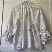 Load image into Gallery viewer, The Ruffle Rosa, White Vintage Eyelet
