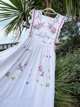 Load image into Gallery viewer, Apron Pinafore Dress, Cross-Stitch & Broderie Anglais