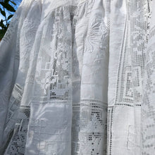 Load image into Gallery viewer, Mithra Folk Smock Blouse, White fine linen
