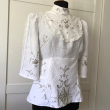 Load image into Gallery viewer, Vintage Leila Blouse, Mocha Floral