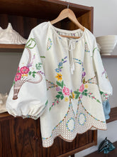 Load image into Gallery viewer, The Vintage Millie Linen Blouse