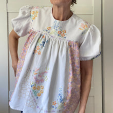 Load image into Gallery viewer, Clara Folk Smock blouse, Pink Print