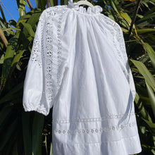 Load image into Gallery viewer, The Ruffle Rosa, White Vintage Drawn Threadwork