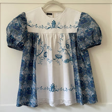 Load image into Gallery viewer, Clara Folk Smock blouse