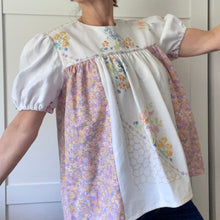 Load image into Gallery viewer, Clara Folk Smock blouse, Pink Print