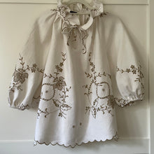 Load image into Gallery viewer, The Ruffle Rosa, Mocha Linen