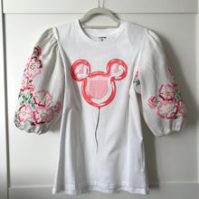 Load image into Gallery viewer, Vintage Tee, Upcycled Cartoon Mouse Ears