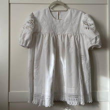 Load image into Gallery viewer, Clara Folk Smock Blouse , White Patchwork
