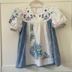 Clara Folk Smock blouse