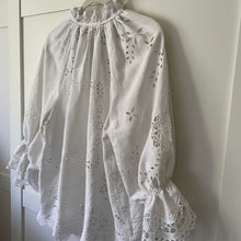 Load image into Gallery viewer, The Ruffle Rosa, White Vintage Eyelet