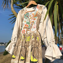 Load image into Gallery viewer, The Rumah Dress, handmade 70s style pinafore
