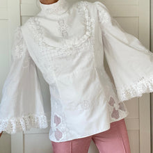 Load image into Gallery viewer, The Leila Blouse,  Floral Bow Sleeve
