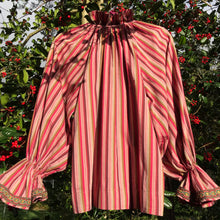 Load image into Gallery viewer, The Ruffle Rosa, Red Stripe