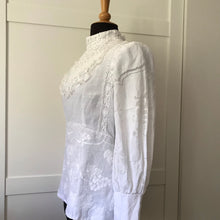 Load image into Gallery viewer, Vintage Leila Blouse,  Openwork Bodice