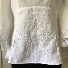 Load image into Gallery viewer, Vintage Leila Blouse,  Garland Floral Sleeve