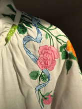 Load image into Gallery viewer, The Ruffle Rosa, Red Rose Linen