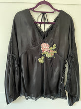 Load image into Gallery viewer, Vintage Boudoir Rose Blouse